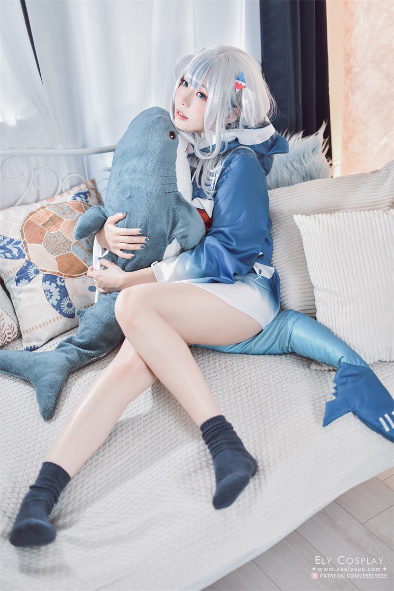 台湾Coser@ElyEE子 Gawr Gura [44P/57MB] 网红写真-第3张