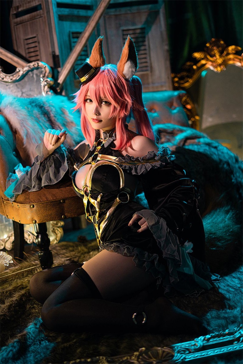 网红Coser@星之迟迟 阴阳师 玉藻前 [21P/94MB] 网红写真-第2张