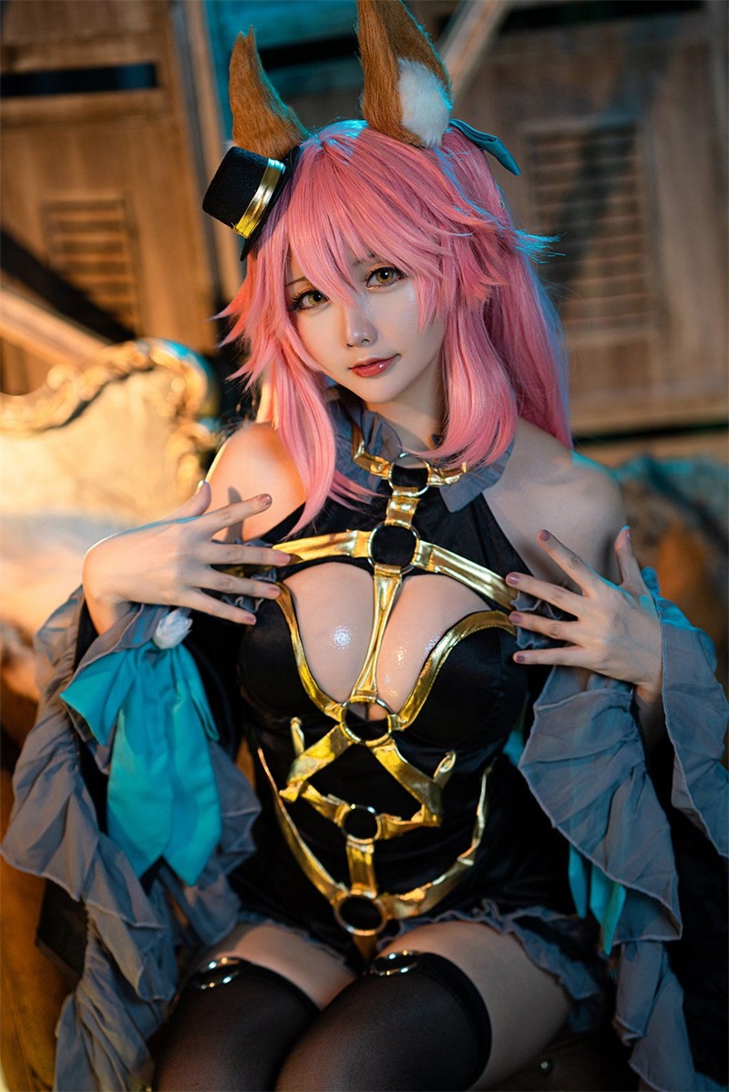 网红Coser@星之迟迟 阴阳师 玉藻前 [21P/94MB] 网红写真-第1张