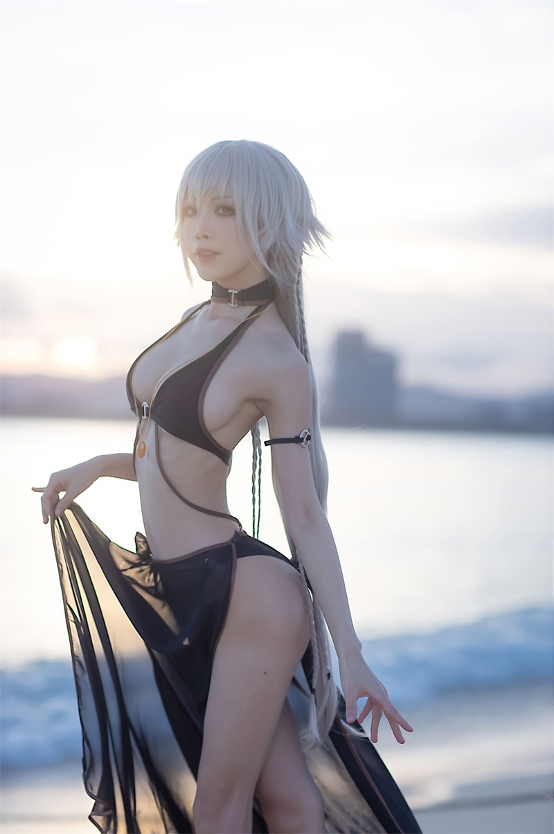 网红Coser@水淼aqua 贞德泳装 [41P/219MB] 网红写真-第4张