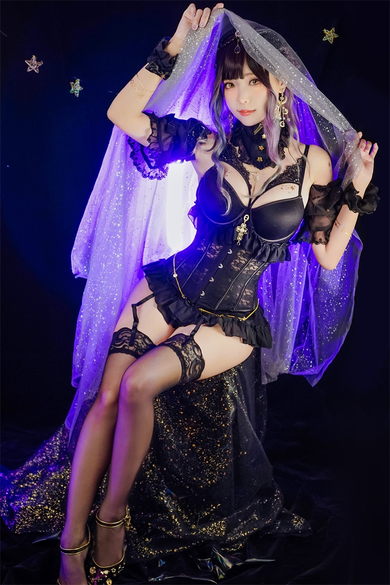 网红Coserr@ElyEE子 Original Witch & Cat魔女與貓 [76P/182MB] 网红写真-第3张