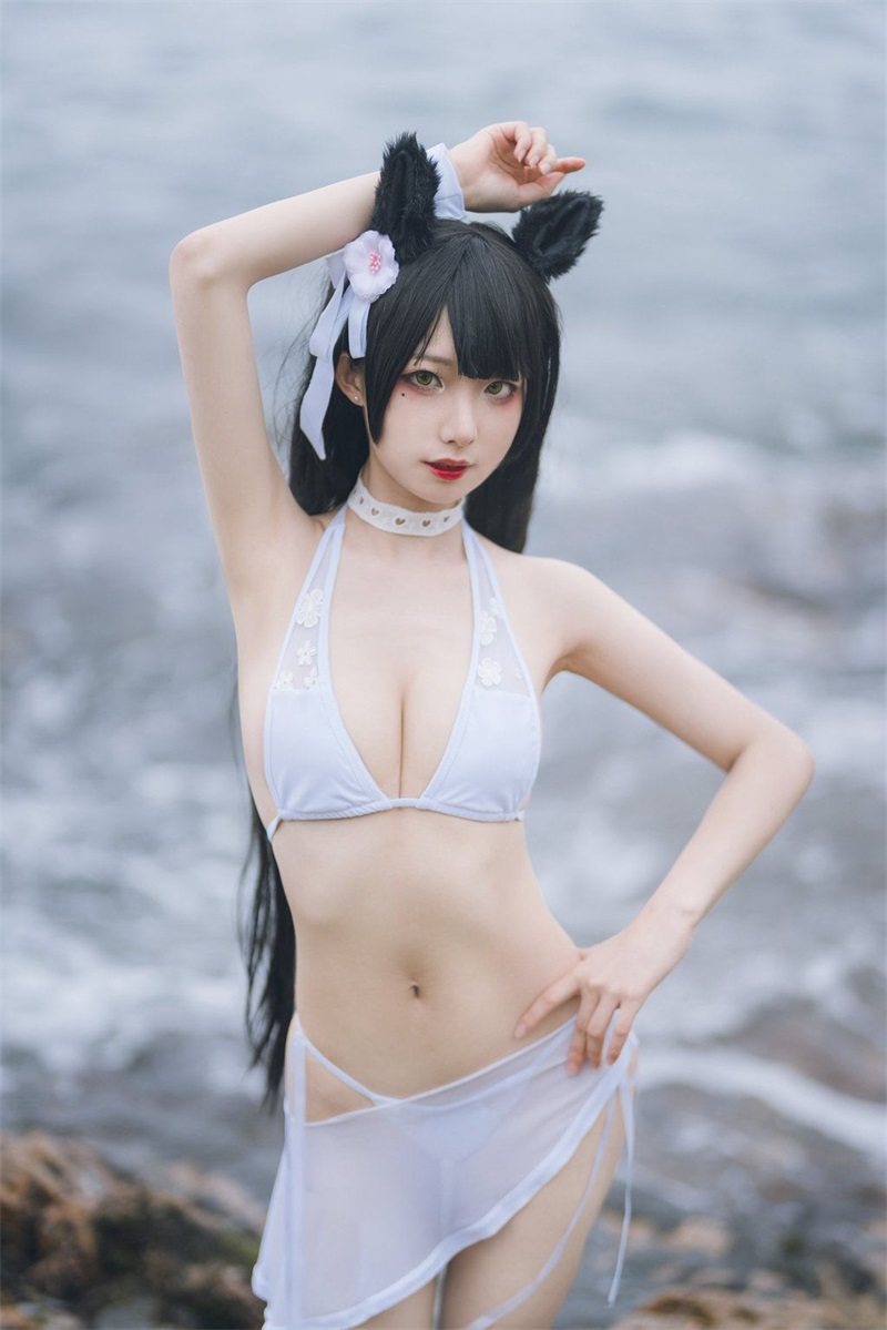 网红Coser@封疆疆v 爱宕泳装 [14P/130MB] 网红写真-第1张