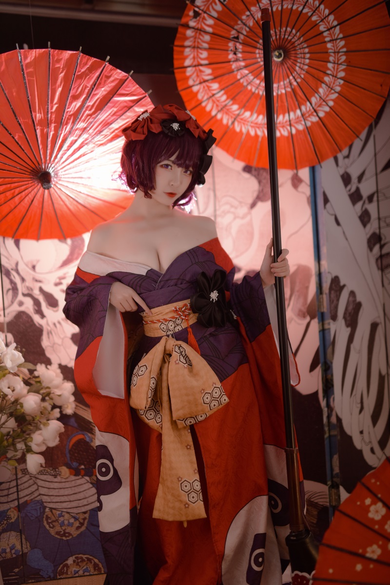 网红Coser@二佐Nisa Fate葛饰北斋 [21P/154MB] 网红写真-第4张