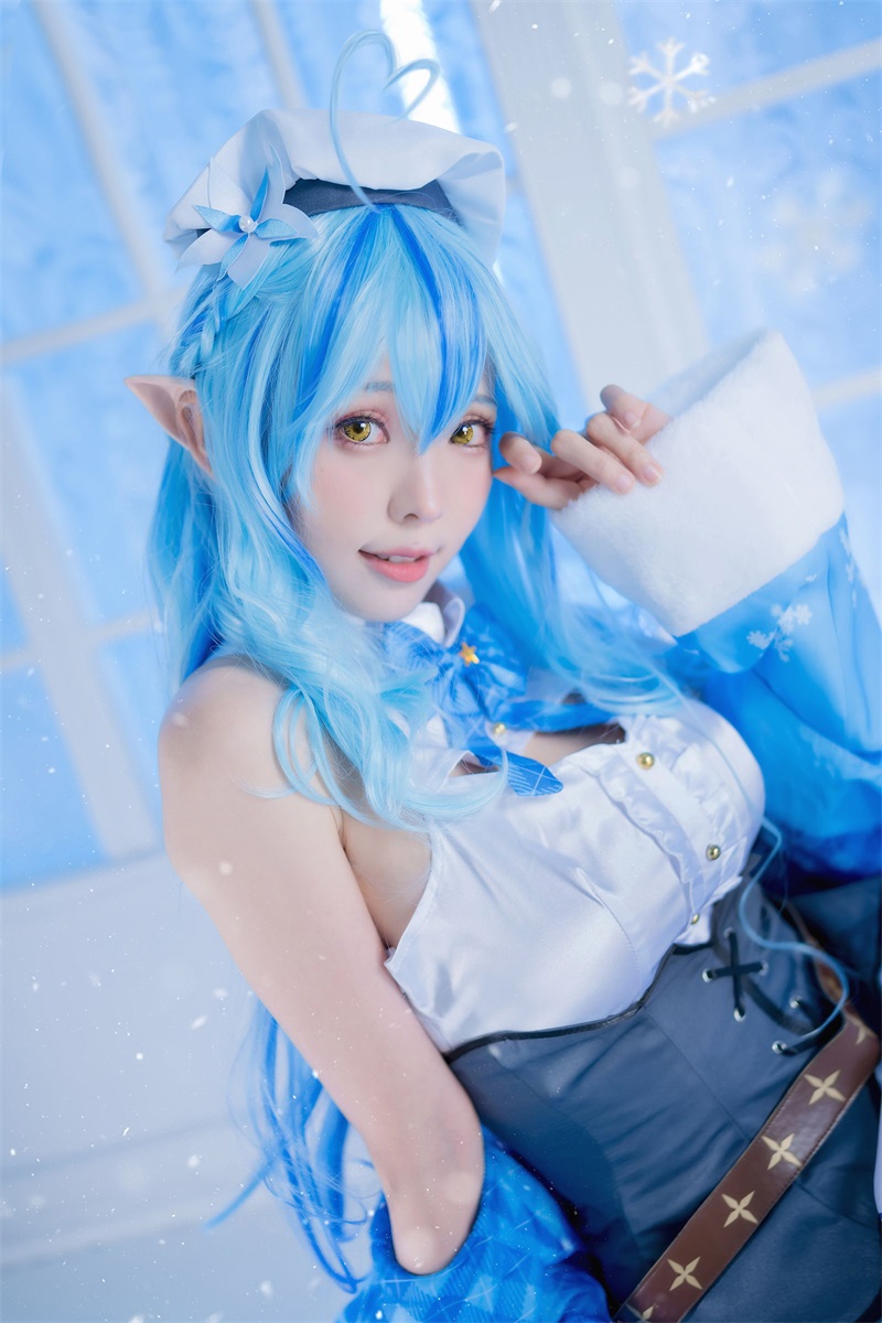 网红Coser@ElyEE子 Yukihana Lamy [18P/36MB] 网红写真-第3张