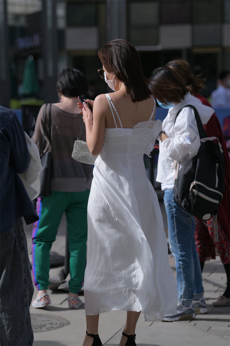 精选街拍 NO.859 漂亮的白裙美女 [97P/59MB] 其它写真-第3张