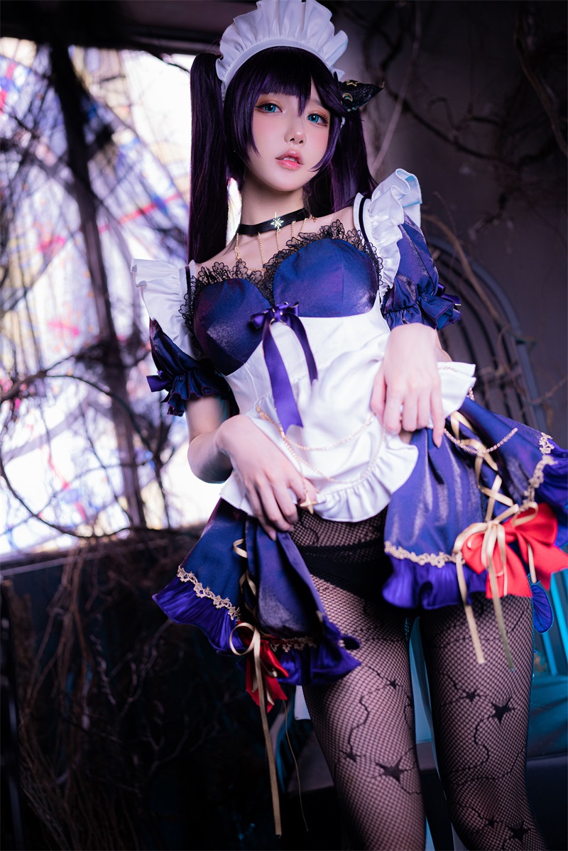 网红Coser@阿包也是兔娘 莫娜女仆 [36P/478MB] 网红写真-第2张