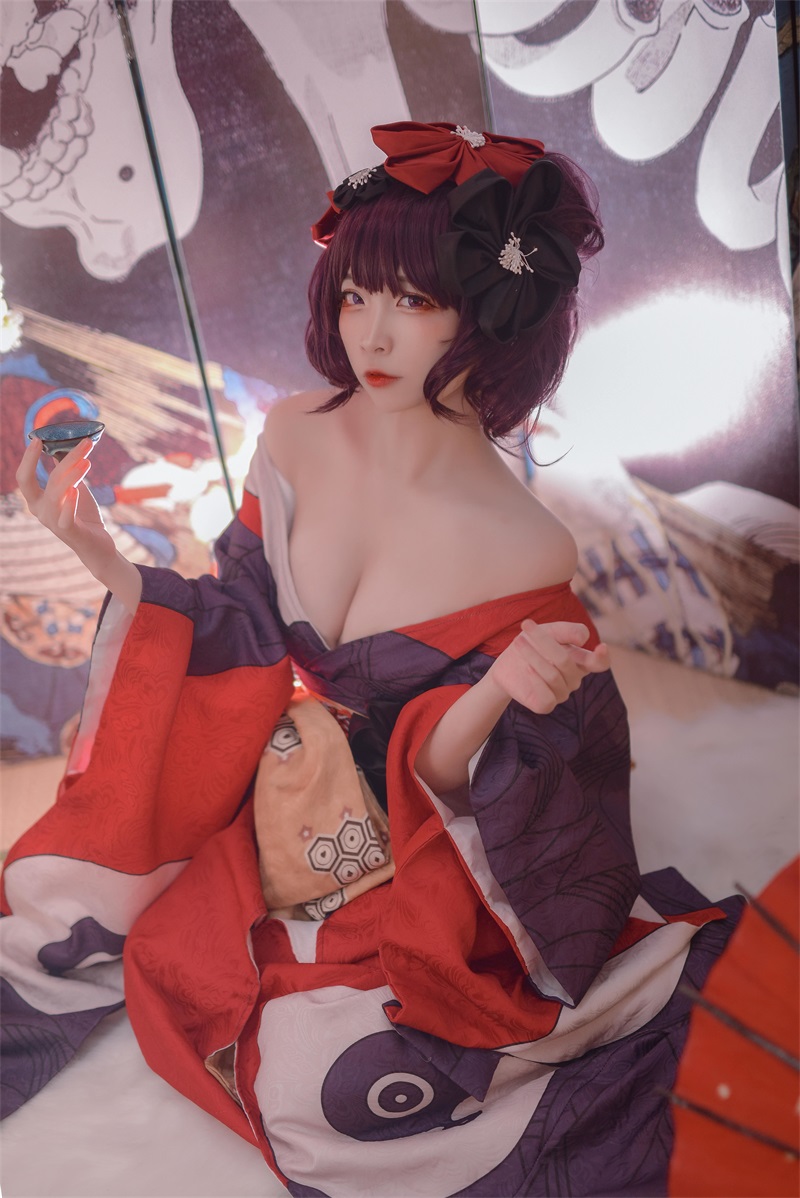 网红Coser@二佐Nisa Fate葛饰北斋 [21P/154MB] 网红写真-第1张