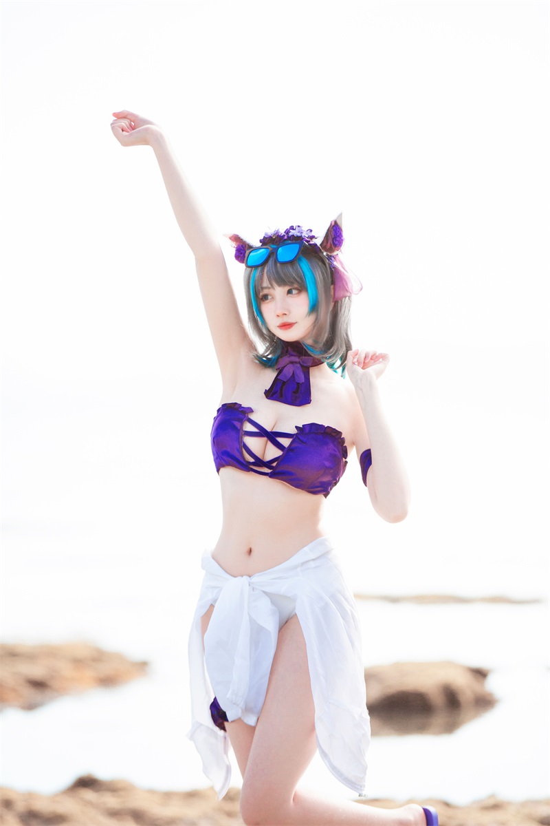 网红Coser@念雪xc 柴郡猫 [30P/321MB] 网红写真-第1张