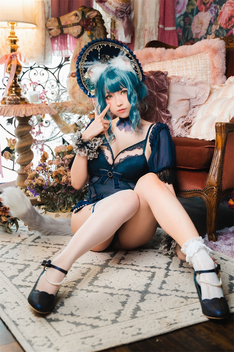 网红Coser@ElyEE子 Scottish Fold Cat Doll (摺耳貓少女人形) [60P/208MB] 网红写真-第1张