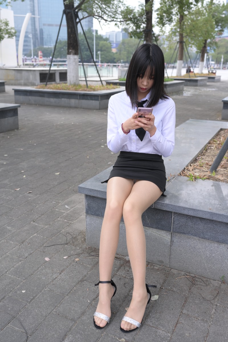 魔镜街拍 NO.084 程生街拍-商城推销美女长腿肉丝制服 [454P/9.0GB] 其它写真-第3张