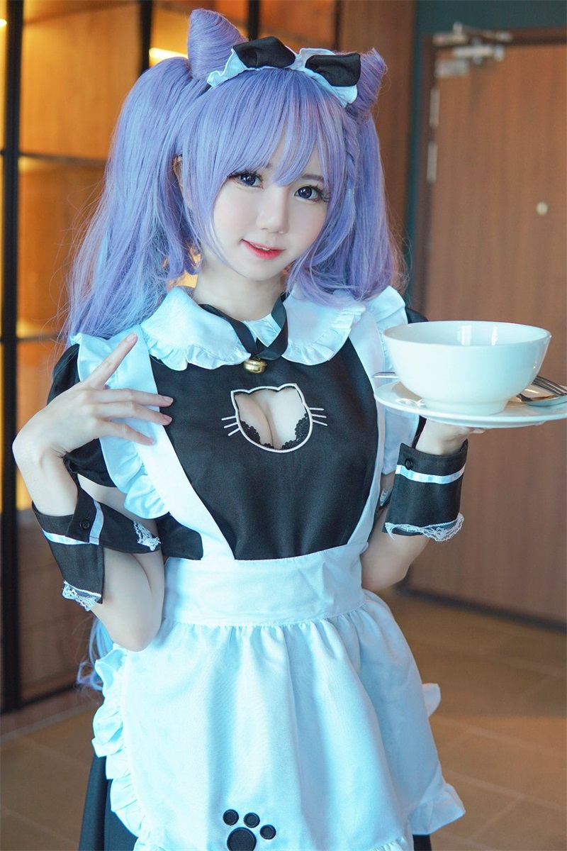 网紅Coser@Sally Dorasnow Keqing Maid[52P/285MB] 网红写真-第1张