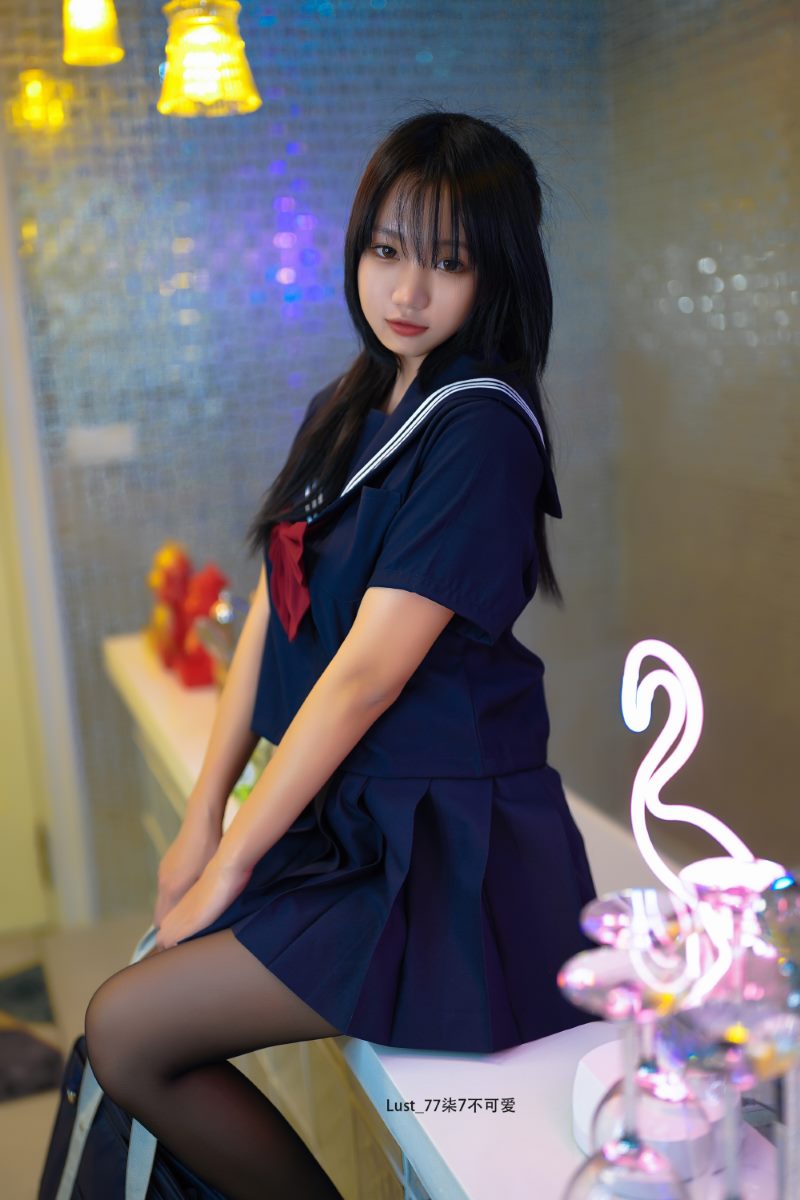 人气Coser@柒柒要乖哦 反差JK少女 [182P/1.89G] 网红写真-第1张