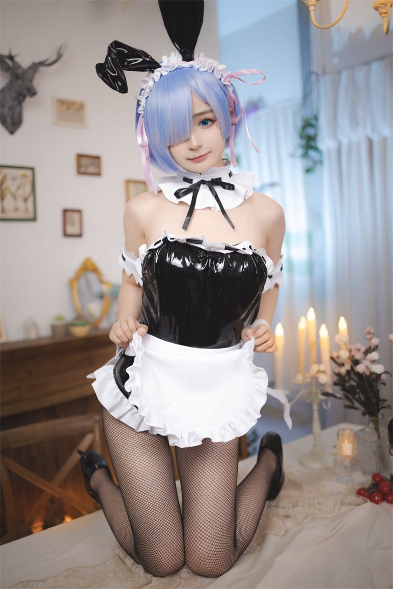 网红Coser@桜井宁宁 NO.029 蕾姆兔女郎 [34P-143MB] 网红写真-第4张