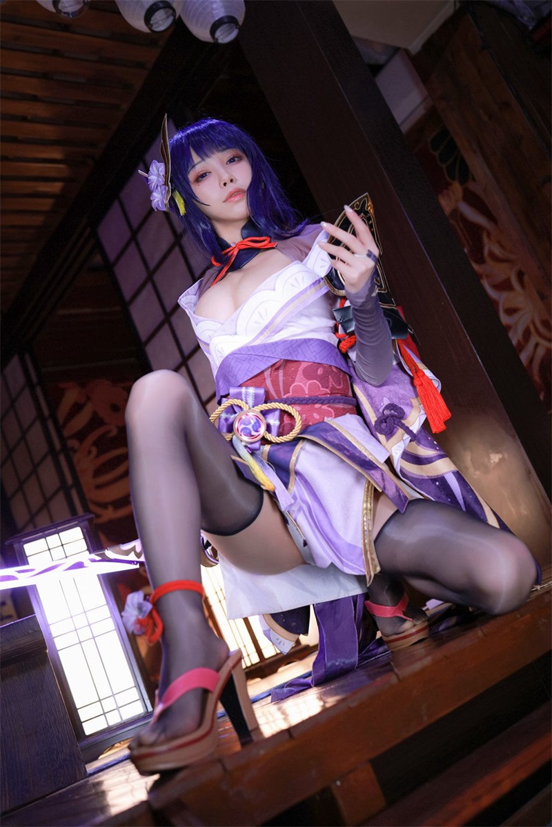 网紅Coser@水淼aqua 雷电将军 [130P/150MB] 网红写真-第2张