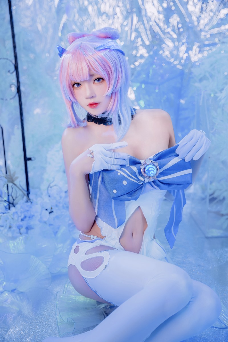 人气Coser@桜桃喵 珊瑚宫心海 [30P/3V/574MB] 网红写真-第1张