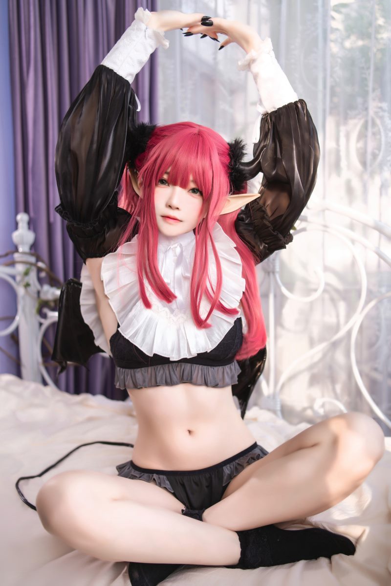 人气Coser@桜桃喵 喜多川海梦 魅魔 [66P/1.48G] 网红写真-第4张