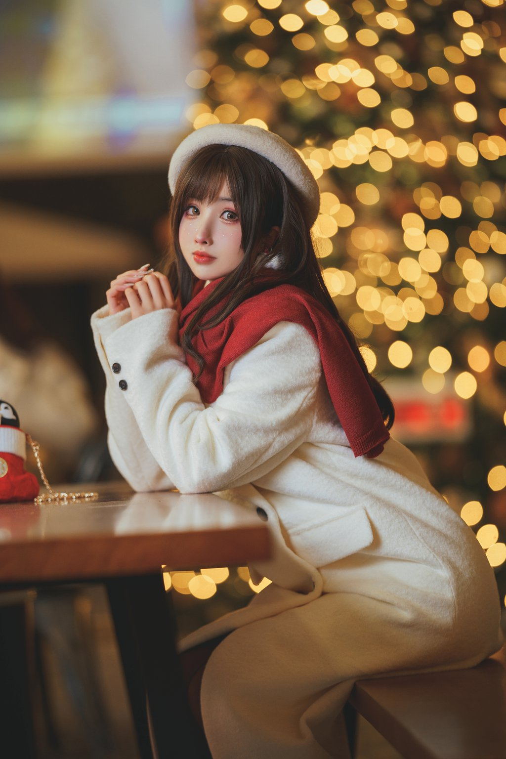 知名动漫Coser@rioko凉凉子 圣诞麋鹿套装 [50P/9V/986MB] 网红写真-第1张