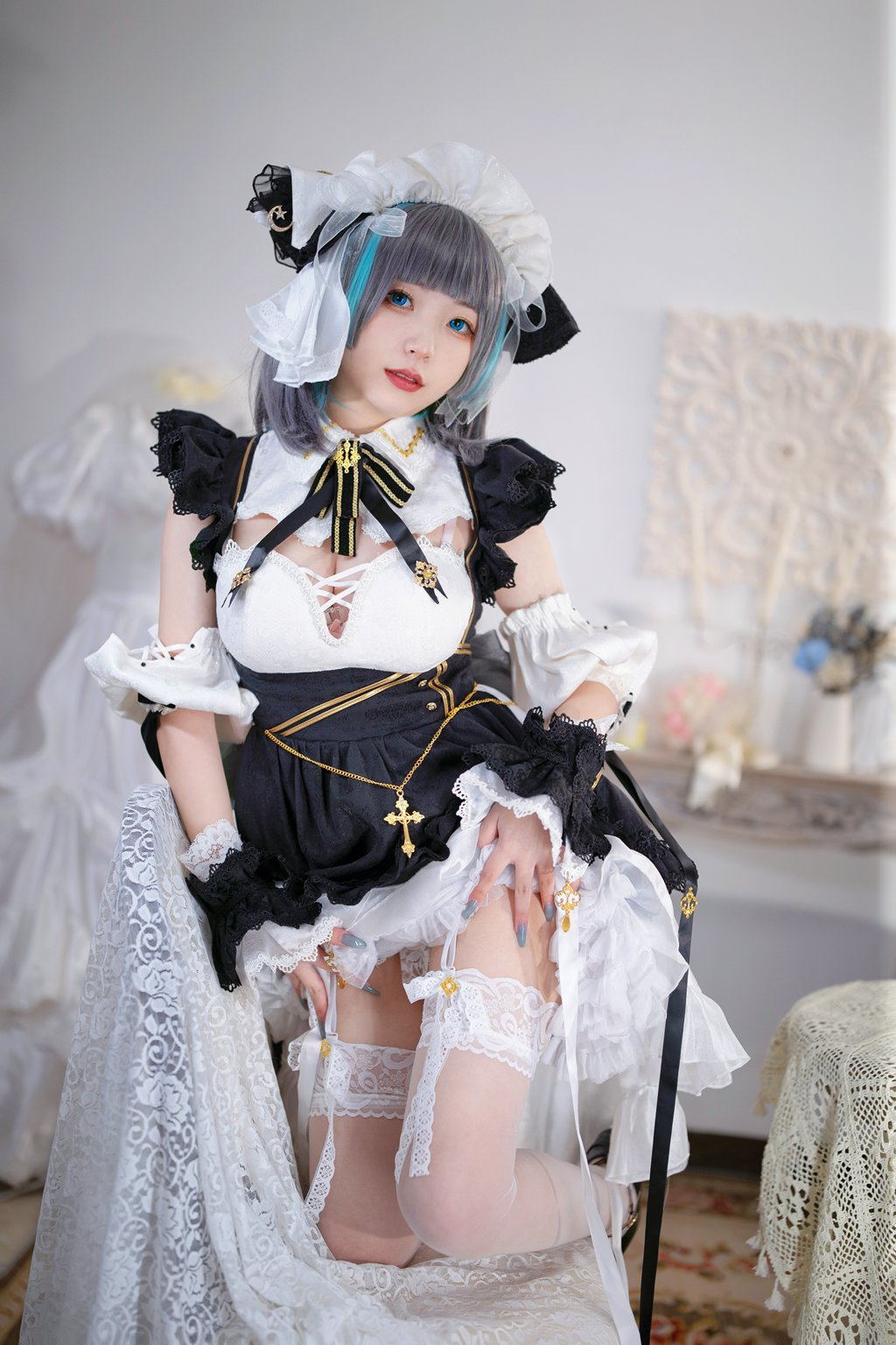 网紅Coser@花铃 柴郡 [14P/120MB] 网红写真-第1张