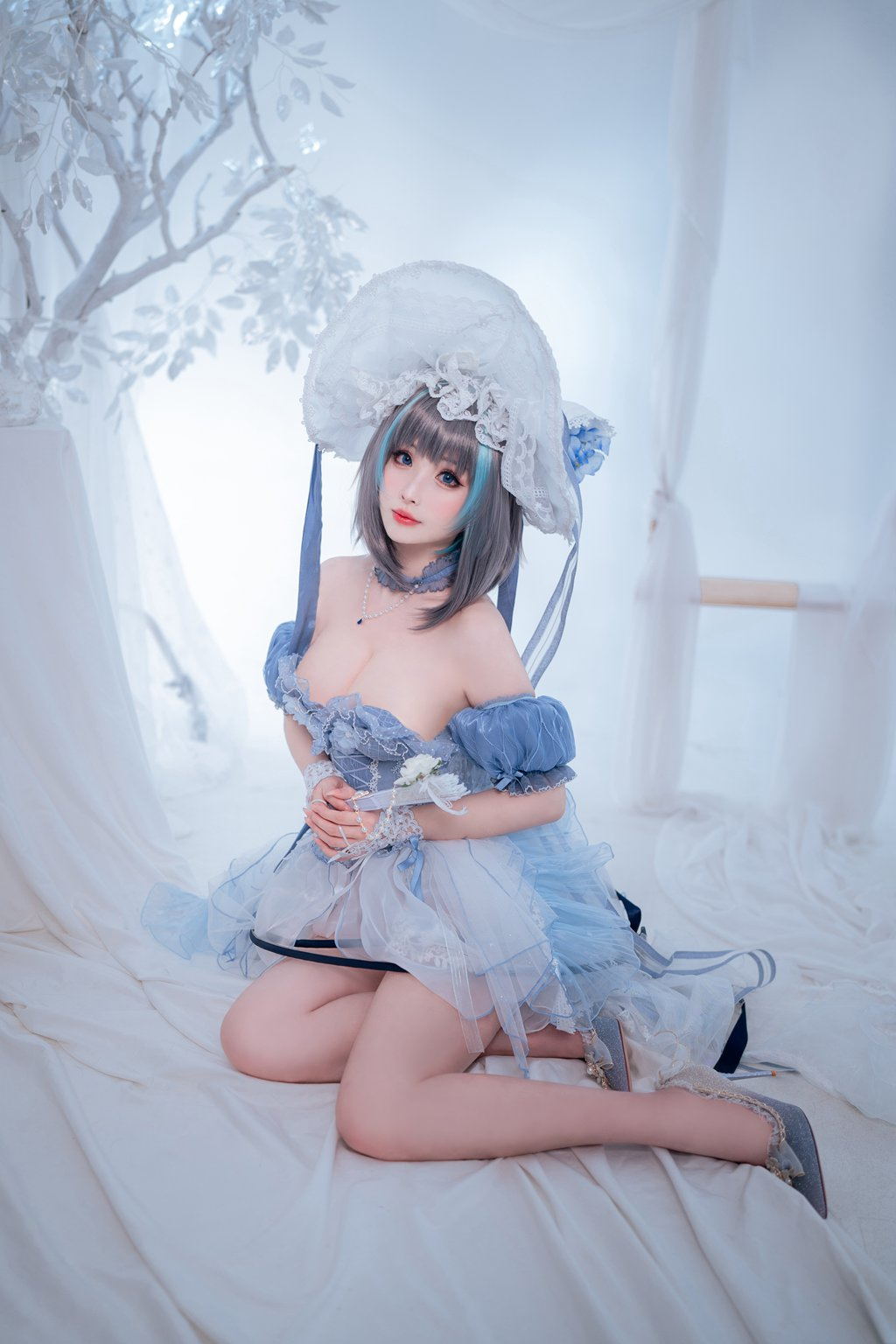 知名动漫Coser@rioko凉凉子 柴郡冰雪公主 [40P/376MB] 网红写真-第3张