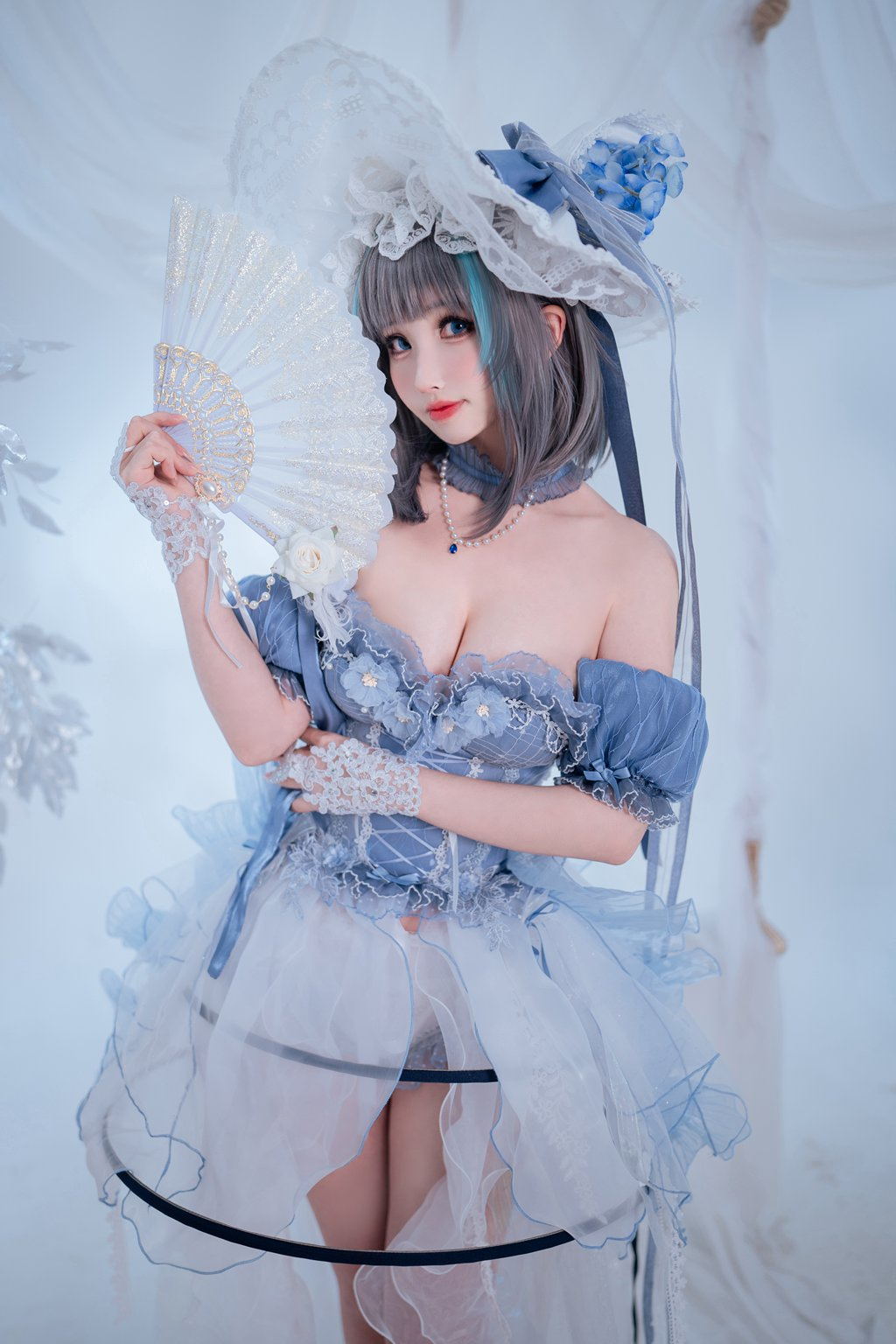 知名动漫Coser@rioko凉凉子 柴郡冰雪公主 [40P/376MB] 网红写真-第2张