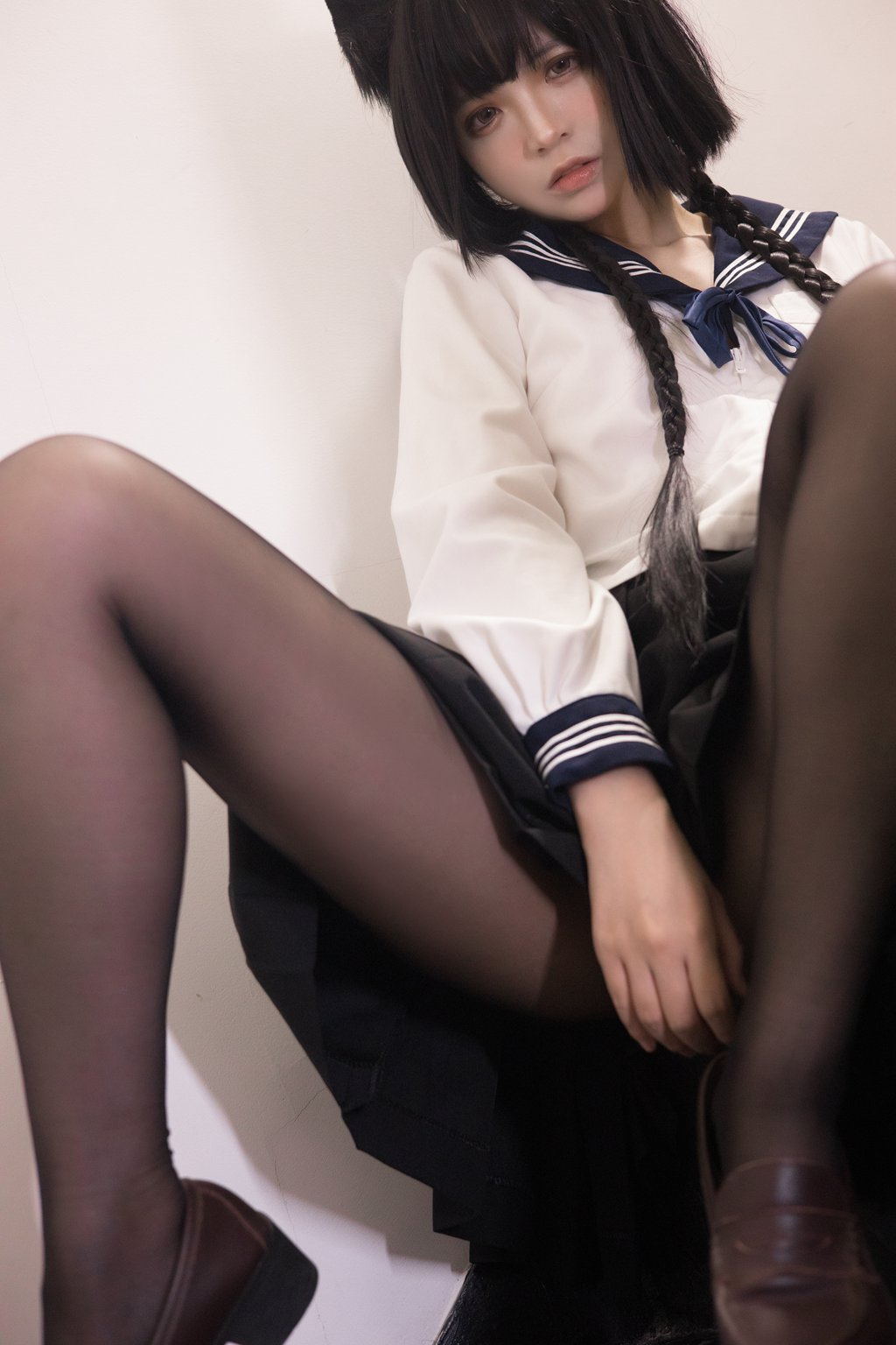 网红Coser@疯猫ss 2022新春生日本04 制服少女 [80P/5V/1.45G] 网红写真-第3张