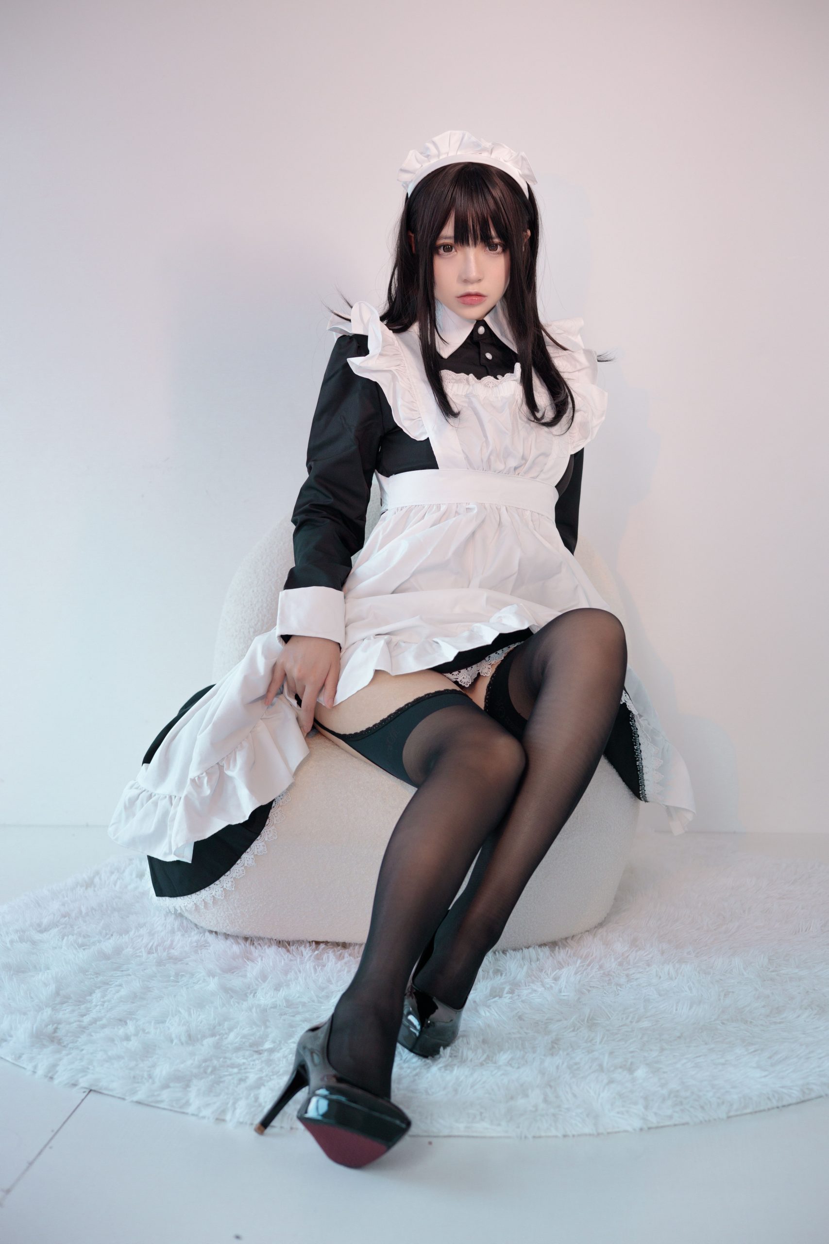 网红Coser@疯猫ss 女仆 [50P/802MB] 网红写真-第1张