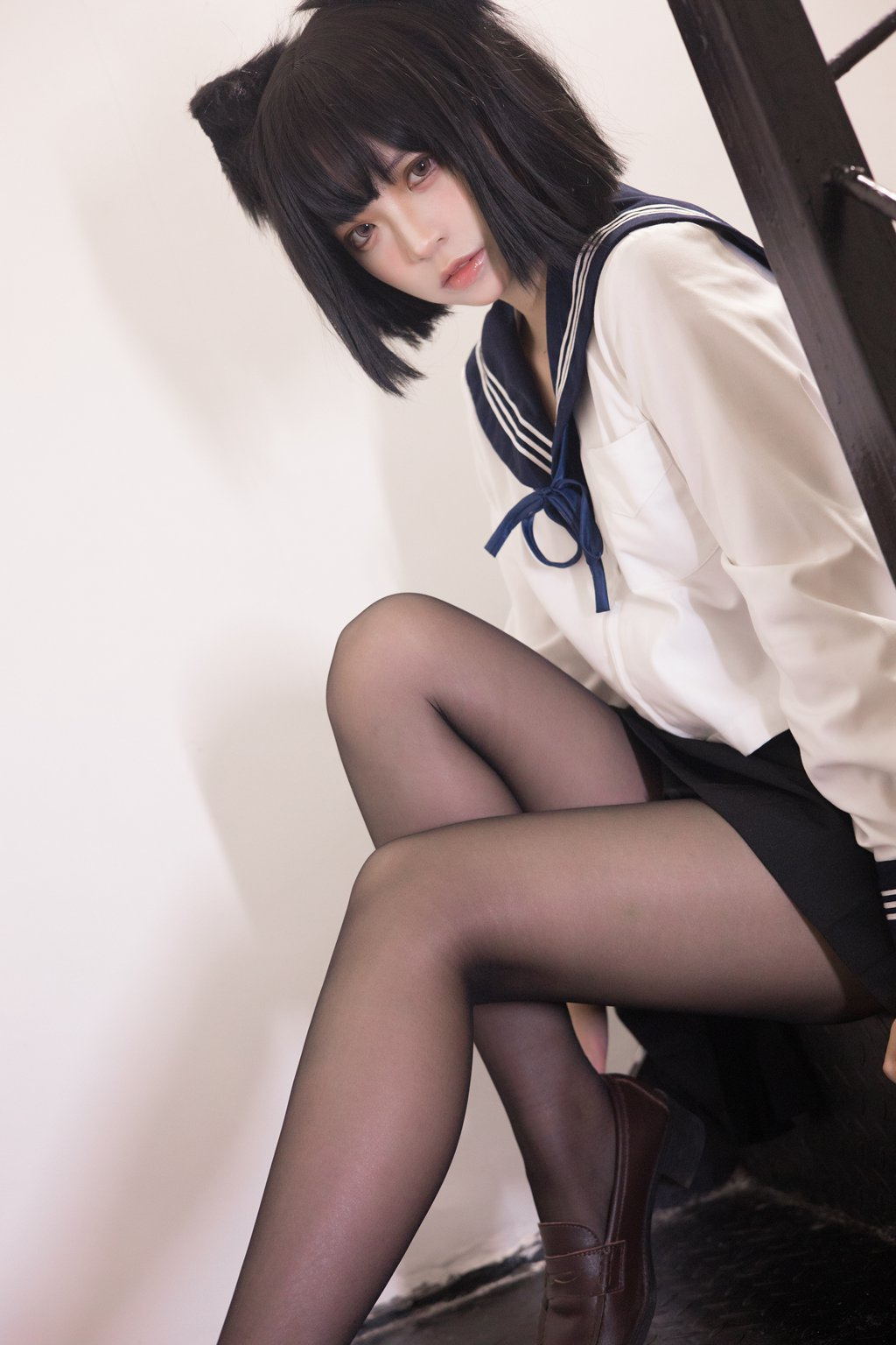 网红Coser@疯猫ss 2022新春生日本04 制服少女 [80P/5V/1.45G] 网红写真-第2张