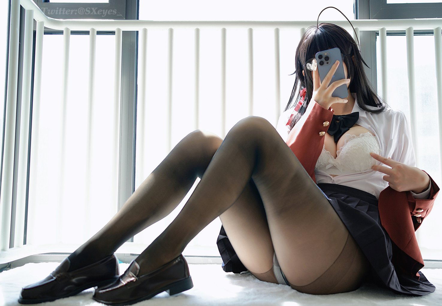 微博红人@眼酱大魔王w NO.087 修女 [34P2V-196MB] 网红写真-第4张