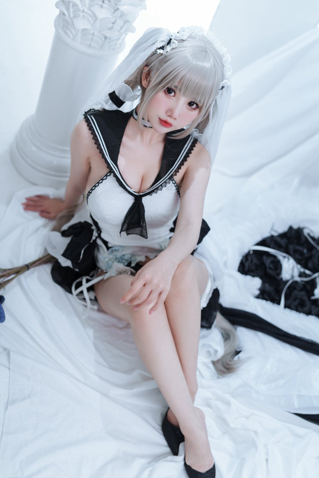 人气动漫Coser@面饼仙儿 可畏婚纱 [25P/156MB] 网红写真-第4张