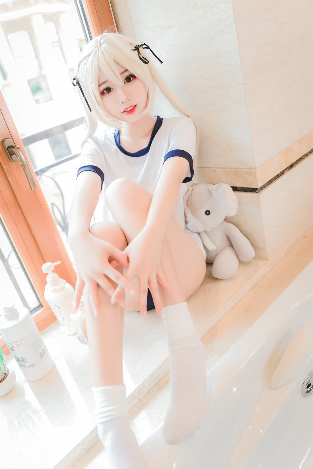 动漫博主@猫君君 NO.014.猫君君_MaoJun 体操服穹妹 [40P-537MB] 网红写真-第3张