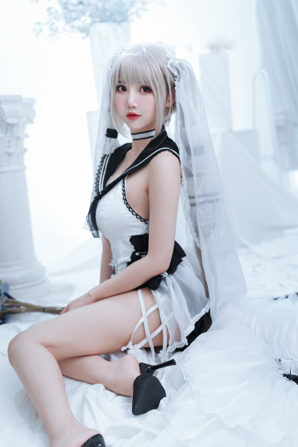 人气动漫Coser@面饼仙儿 可畏婚纱 [25P/156MB] 网红写真-第1张