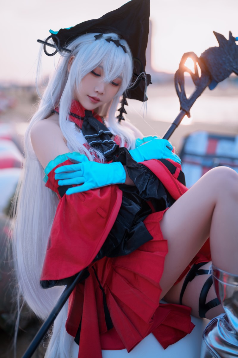 人气动漫Coser@面饼仙儿 浊心斯卡蒂 [15P/168MB] 网红写真-第4张