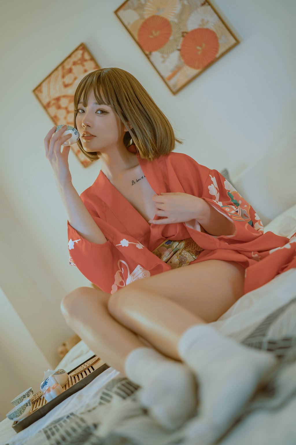 人气Coser@桃良阿宅 浴衣 [20P/277MB] 网红写真-第1张