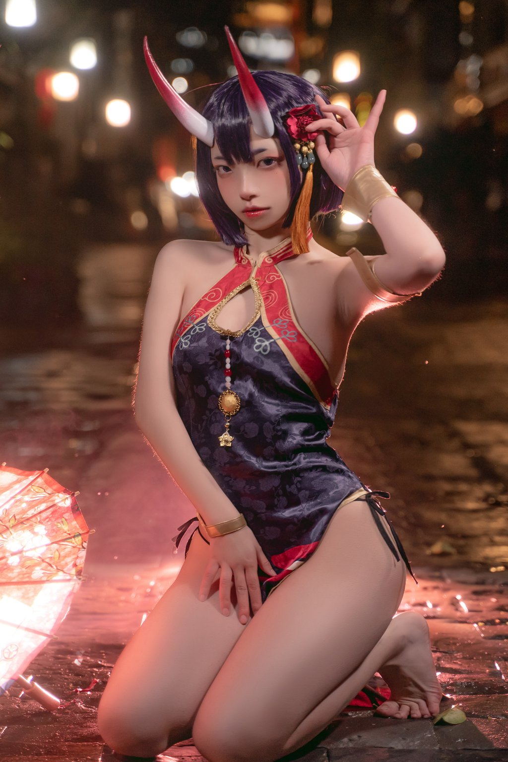 动漫博主＠可可老师 酒吞&茨木 [18P102M] 网红写真-第1张