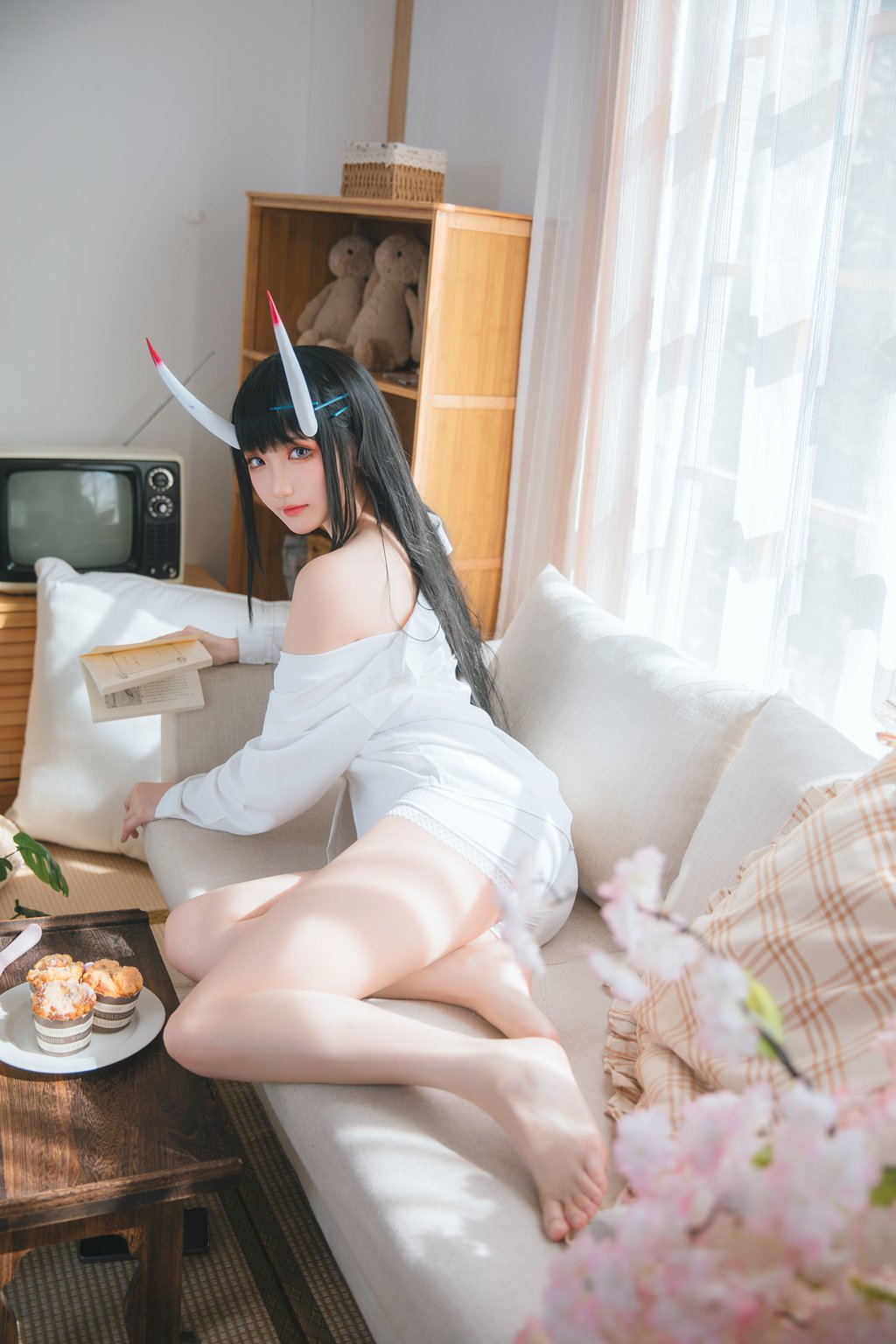 动漫Coser@瓜希酱 能代衬衣 [23P/108MB] 网红写真-第4张