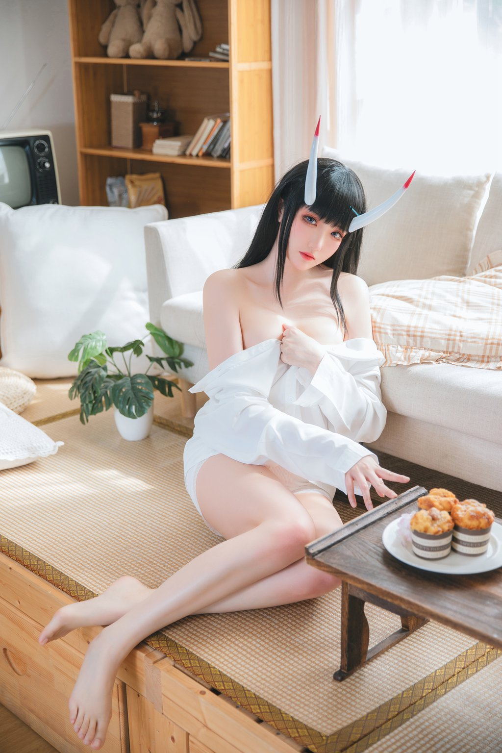 动漫Coser@瓜希酱 能代衬衣 [23P/108MB] 网红写真-第3张