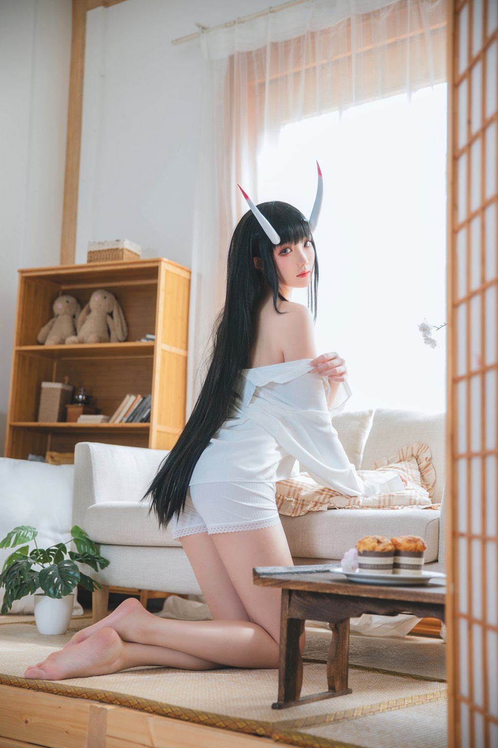 动漫Coser@瓜希酱 能代衬衣 [23P/108MB] 网红写真-第2张