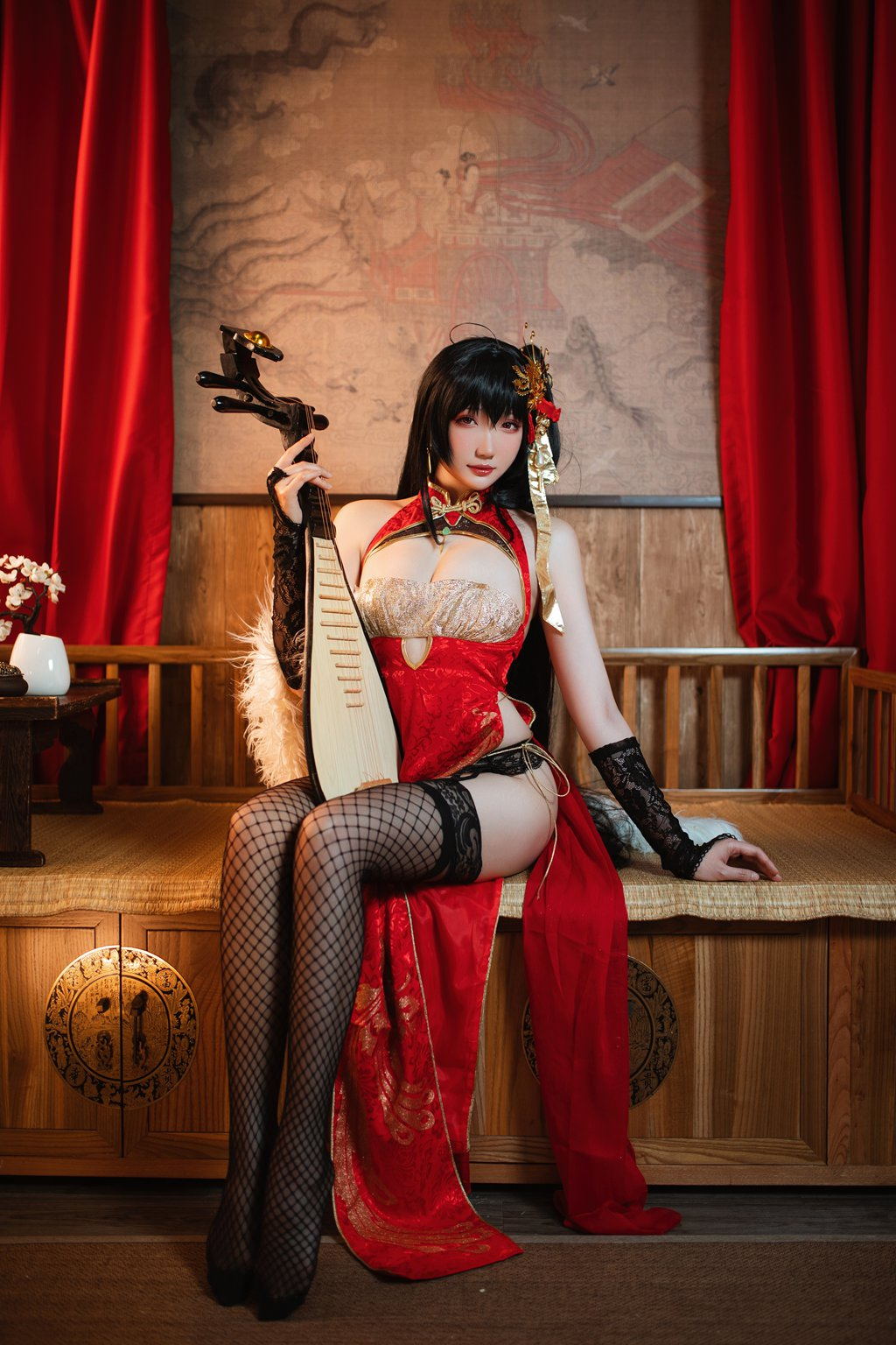 动漫Coser@瓜希酱 大凤旗袍 [22P/138MB] 网红写真-第1张