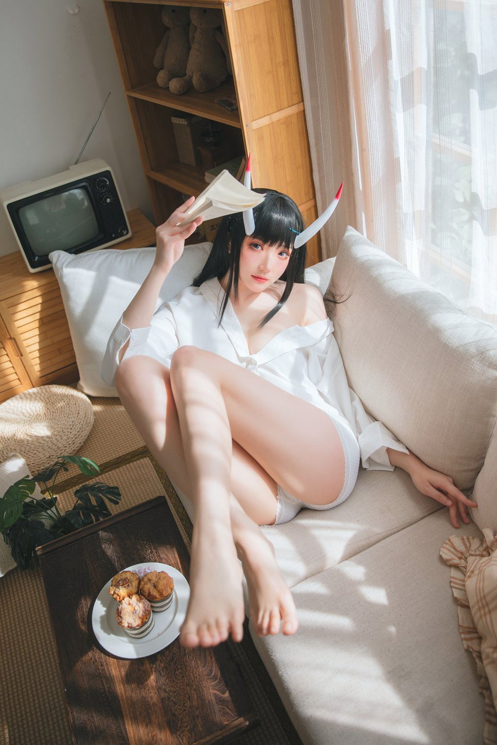 动漫Coser@瓜希酱 能代衬衣 [23P/108MB] 网红写真-第1张