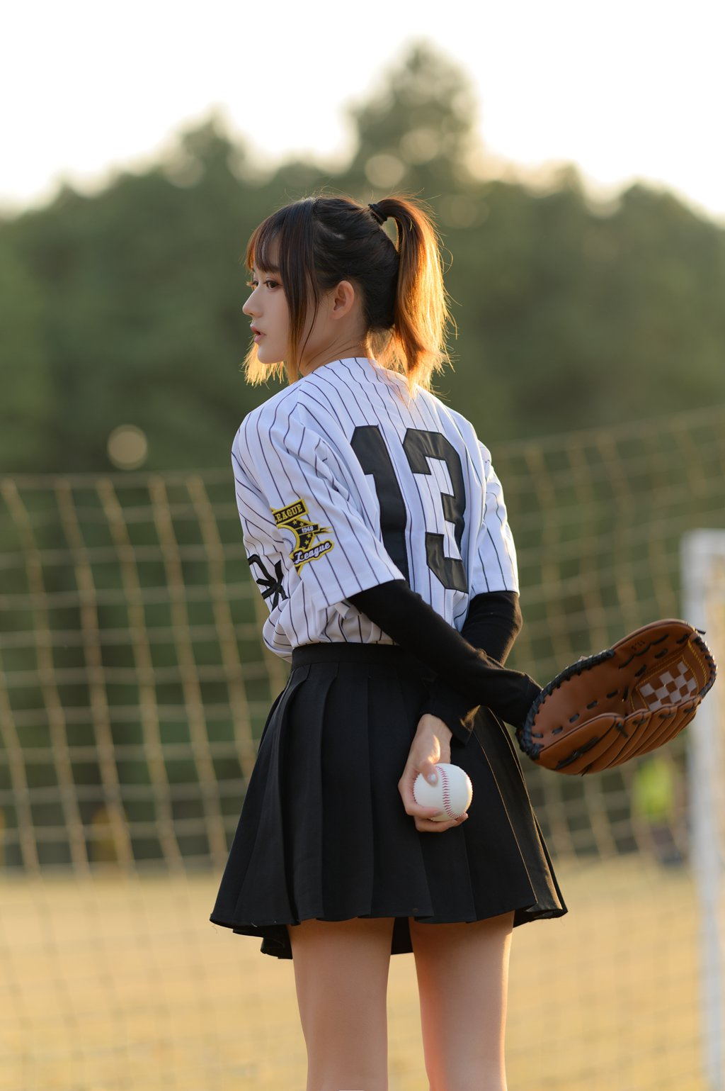 人气Coser@兔子Zzz不吃胡萝卜 棒球少女[36P/321MB] 网红写真-第4张