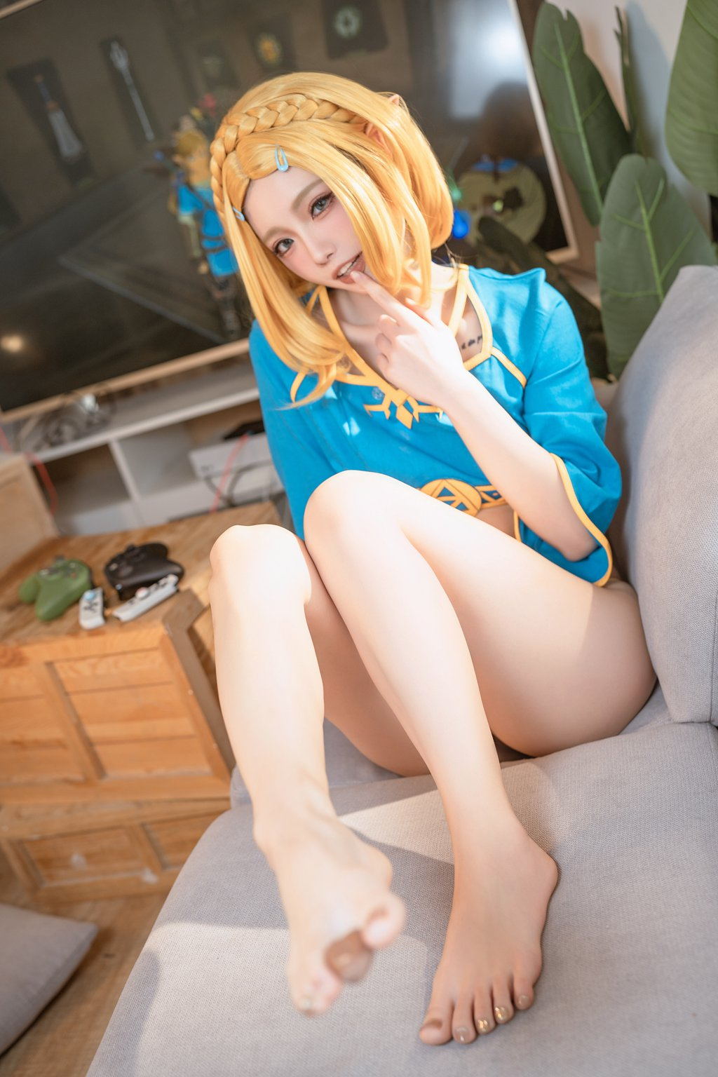 人气Coser@桃良阿宅 塞尔达 [65P/422MB] 网红写真-第3张