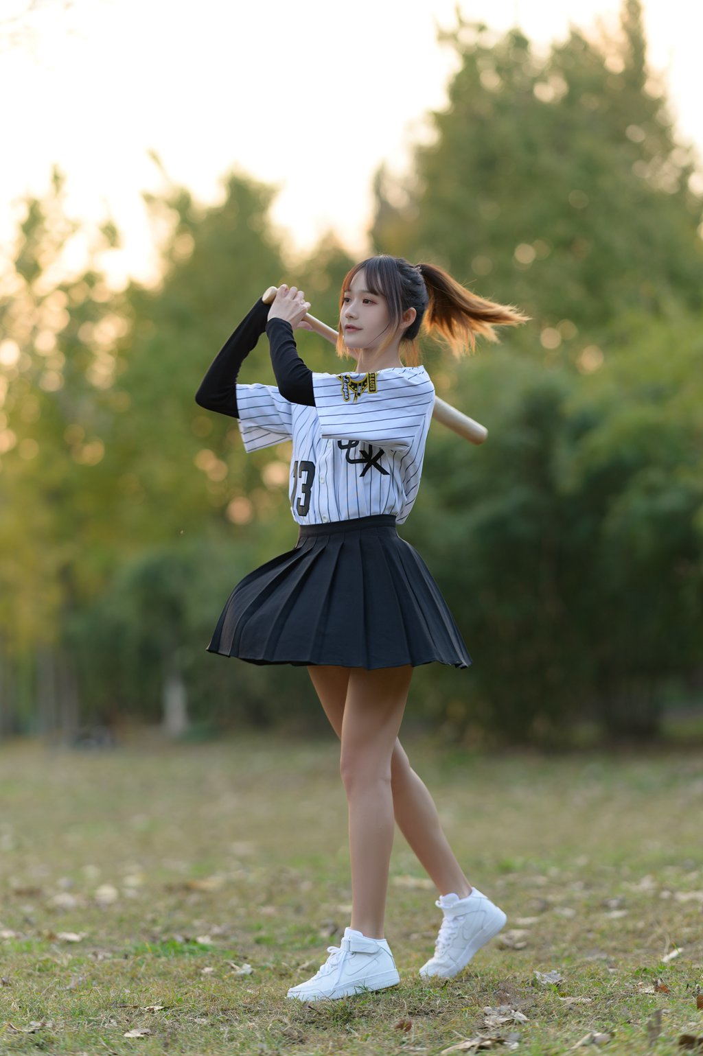 人气Coser@兔子Zzz不吃胡萝卜 棒球少女[36P/321MB] 网红写真-第2张