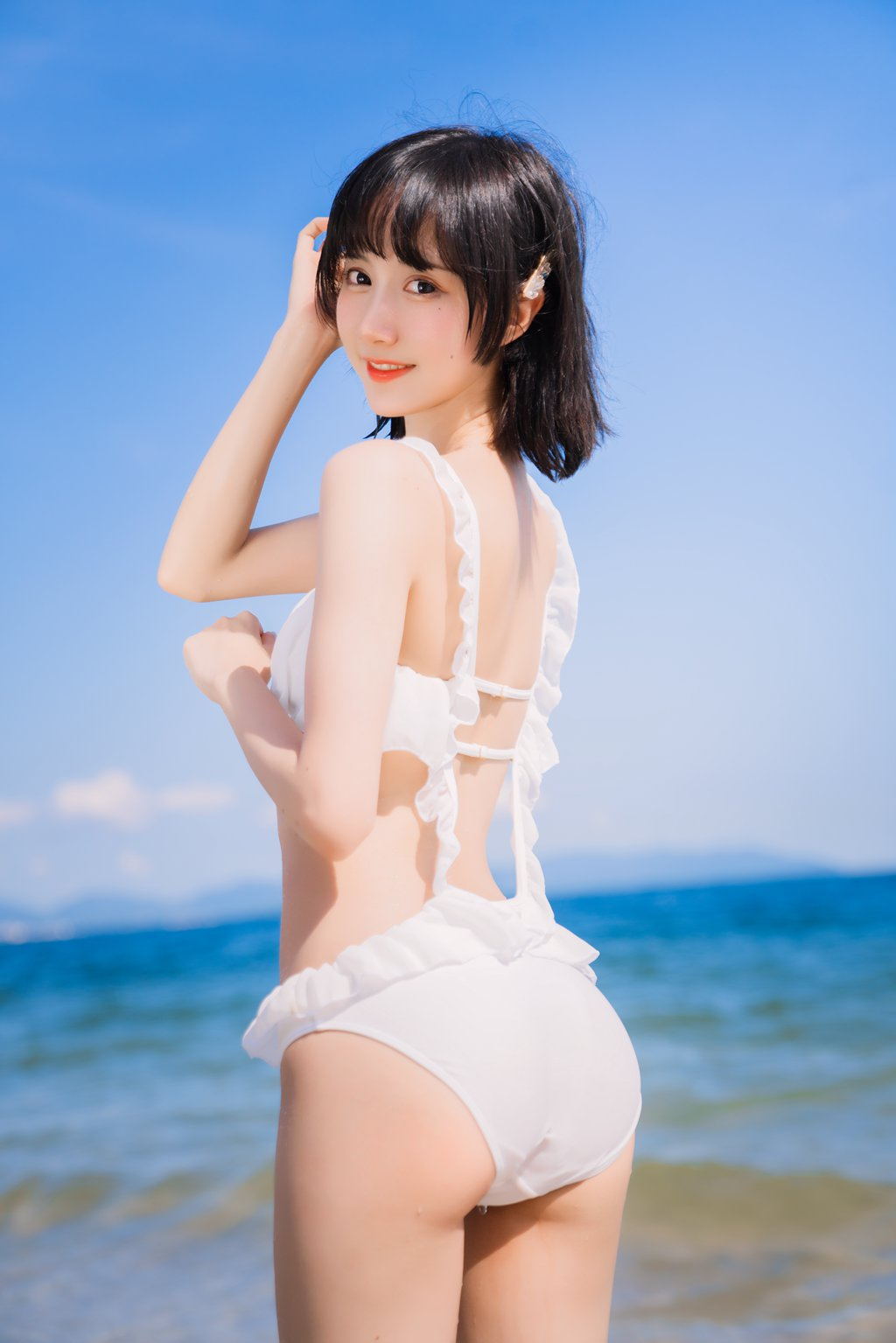 网紅Coser@木绵绵OwO 焦糖白 [38P/584MB] 网红写真-第1张