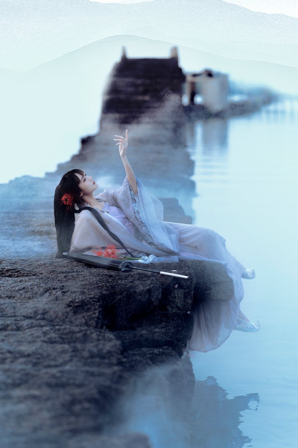人气Coser@兔子Zzz不吃胡萝卜 暮空照水[31P/335MB] 网红写真-第3张