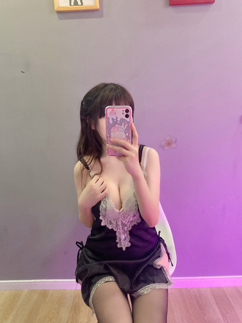 网紅Coser usejan – 黑丝睡衣[30P/58MB] 网红写真-第4张