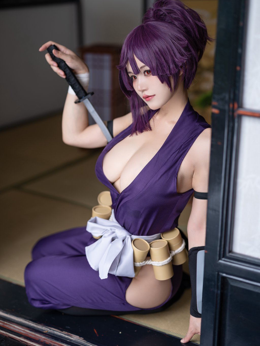 人气Coser@小仓千代w NO.060 – Yuzuriha 地狱楽 杠[26P-66M] 网红写真-第4张