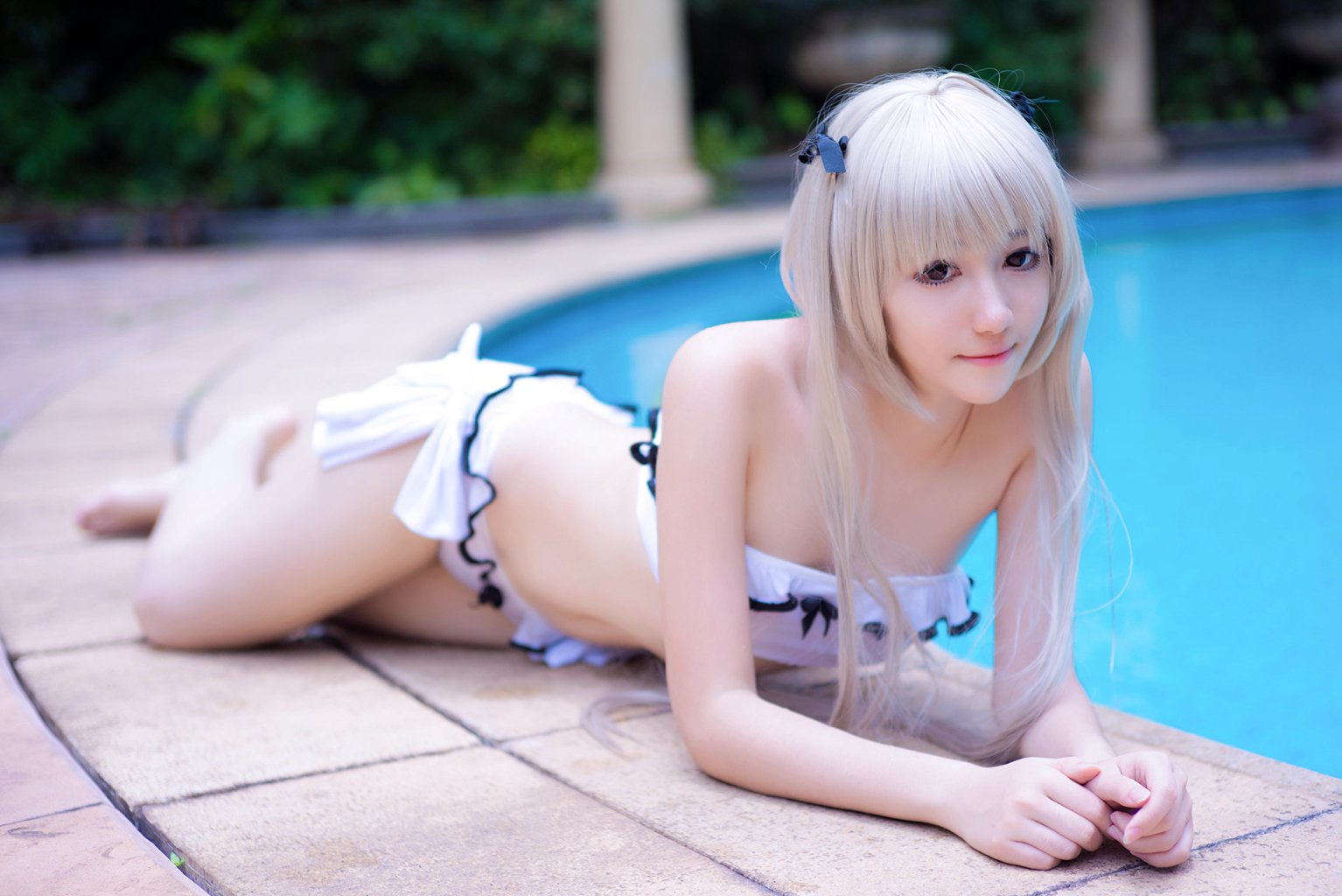 微博红人动漫Coser@南桃Momoko 穹水着[17P-9MB] 网红写真-第4张
