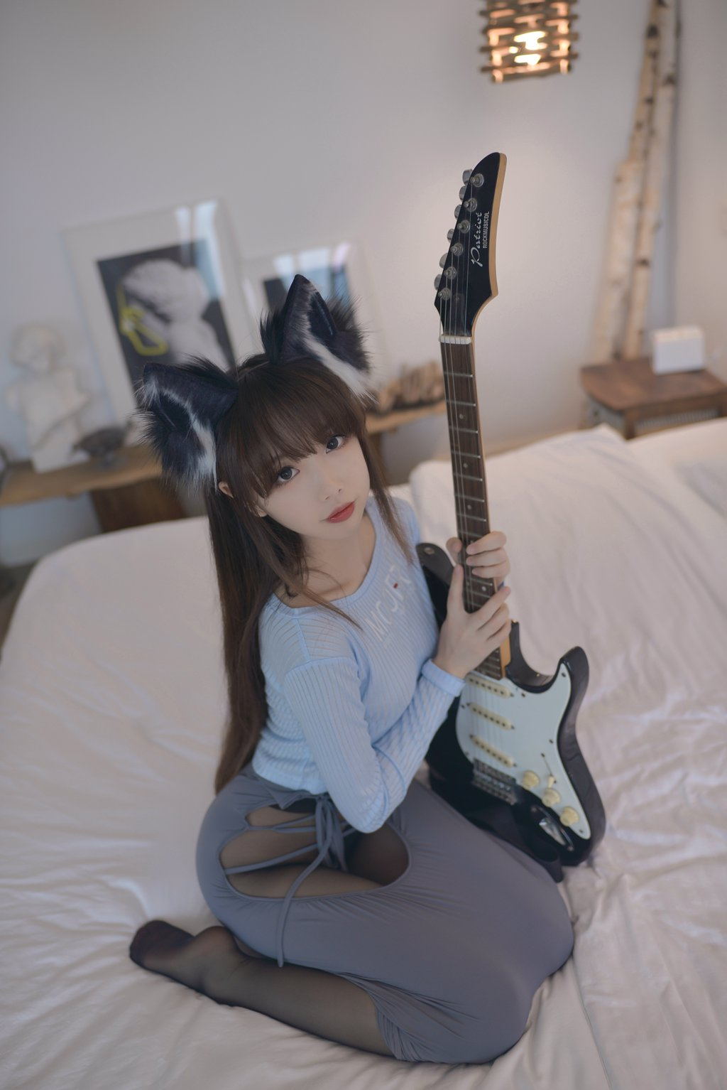 微博红人Coser@雪琪SAMA 吉他妹妹[60P/318MB] 网红写真-第4张
