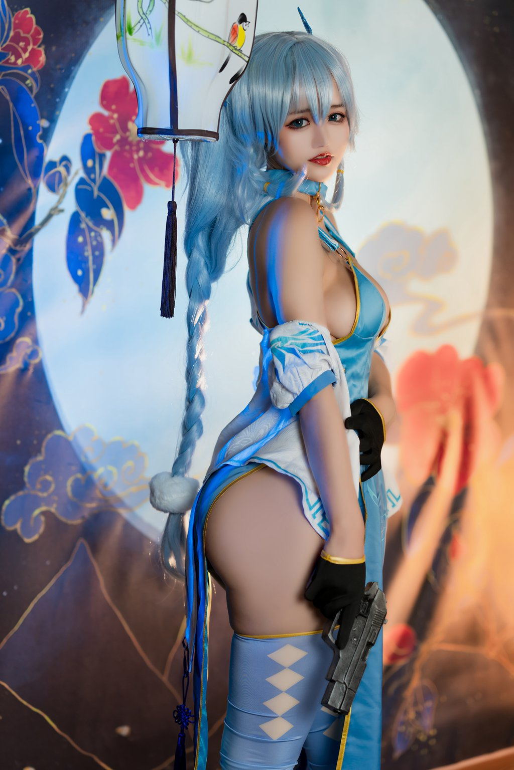 人气Coser@小仓千代w NO.059 – pa15旗袍 [20P／52MB] 网红写真-第4张