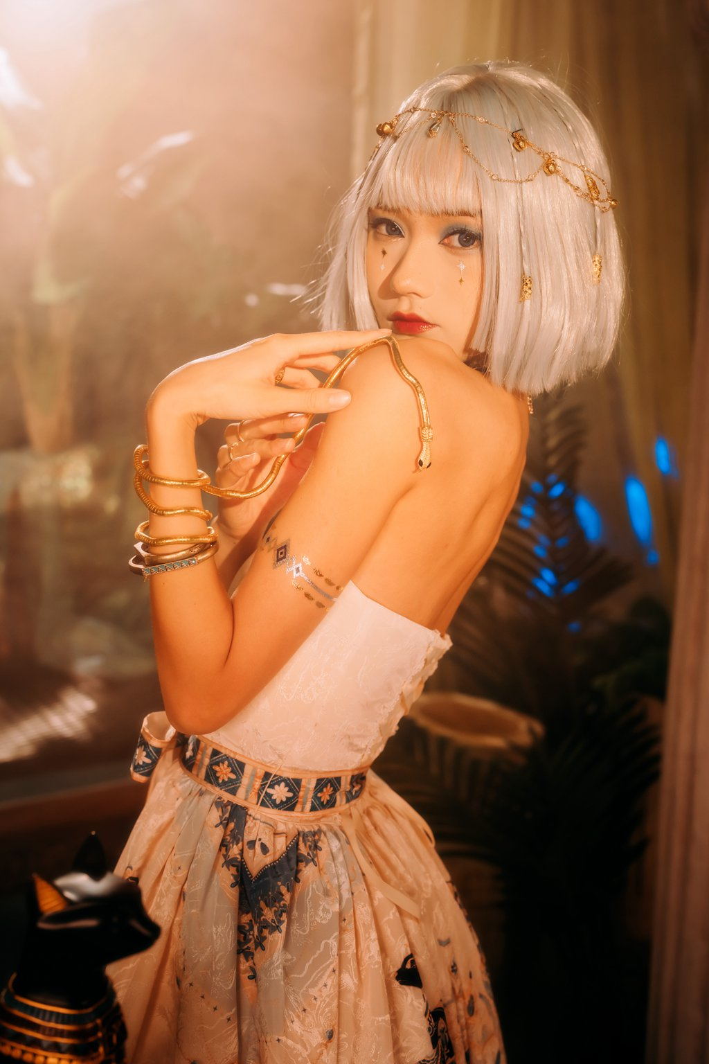 人气Coser@兔子Zzz不吃胡萝卜 埃及艳后[24P/128MB] 网红写真-第3张